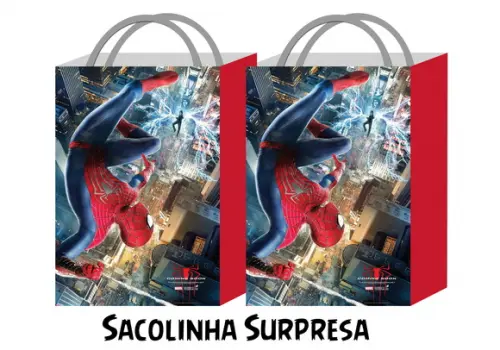 Sacolinha Personalizada - Spiderman