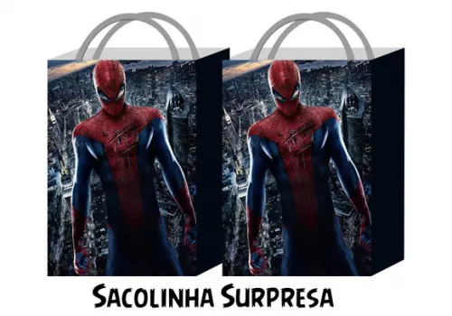 Sacolinha Personalizada - Spider Man