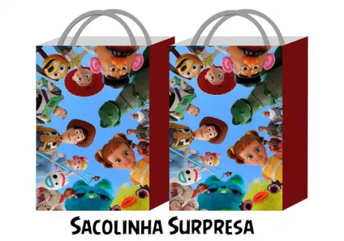 Sacolinha Personalizada - Toy Story 4