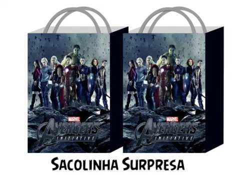 Sacolinha Personalizada - Vingadores
