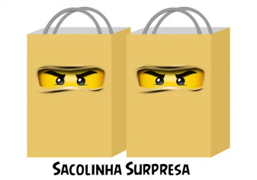 Sacolinha Surpresa - Ninjago