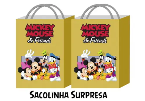 Sacolinha Surpresa - Turma do Mickey
