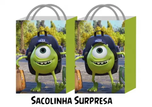 Sacolinha Surpresa-universidade Monstros