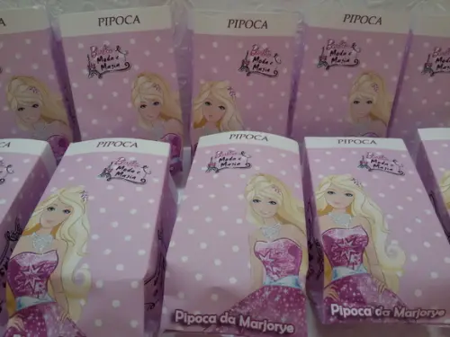 Saquinho para Pipoca - Barbie