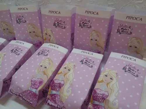 Saquinho para Pipoca - Barbie