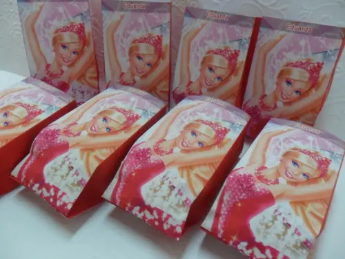 Saquinho para Pipoca - Barbie