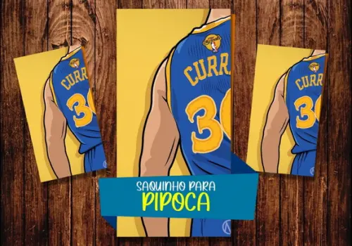 Saquinho para Pipoca - Basquete