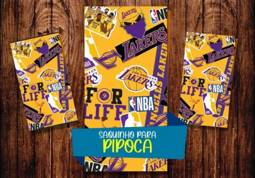Saquinho para Pipoca - Basquete