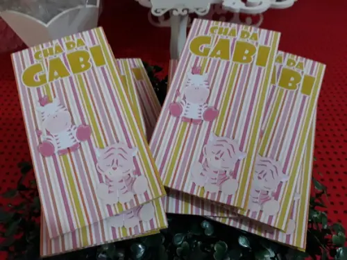 Saquinho para Pipoca - Chá de Bebê