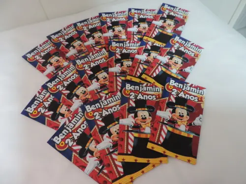 Saquinho para Pipoca - Circo do Mickey