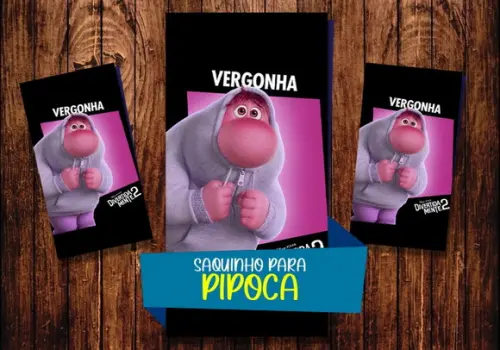 Saquinho para Pipoca - Divertidamente 2