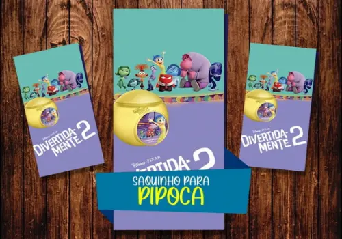 Saquinho para Pipoca - Divertidamente 2