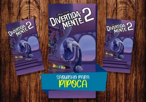 Saquinho para Pipoca - Divertidamente 2