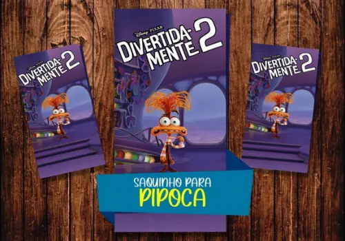 Saquinho para Pipoca - Divertidamente 2