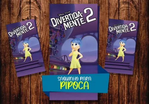 Saquinho para Pipoca - Divertidamente 2