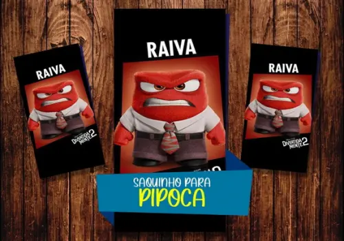 Saquinho para Pipoca - Divertidamente 2