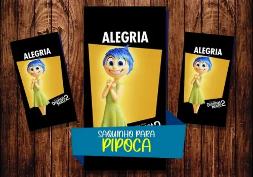 Saquinho para Pipoca - Divertidamente 2