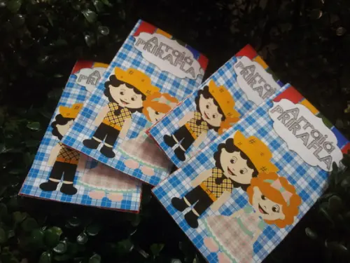 Saquinho para Pipoca - Festa Junina