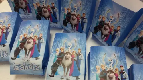 Saquinho para Pipoca - Frozen