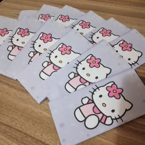 Saquinho para Pipoca - Hello Kitty