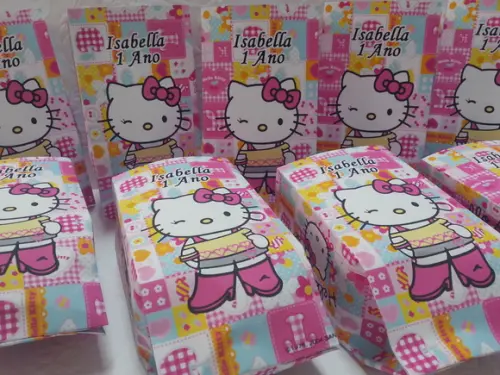 Saquinho para Pipoca - Hello Kitty