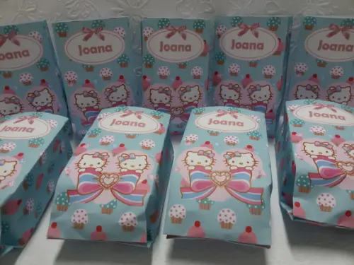 Saquinho para Pipoca - Hello Kitty