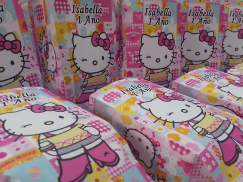 Saquinho para Pipoca - Hello Kitty