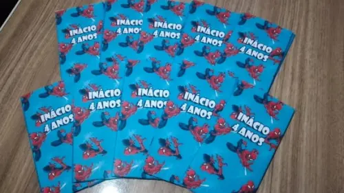 Saquinho para Pipoca - Homem Aranha