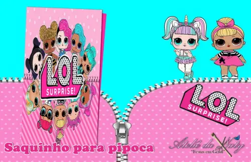 Saquinho para Pipoca - Lol Surprise