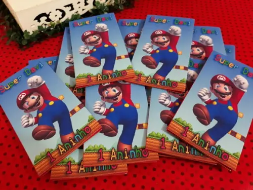 Saquinho para Pipoca - Mario Bros