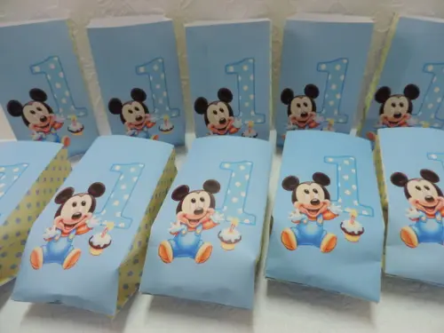 Saquinho para Pipoca - Mickey Baby