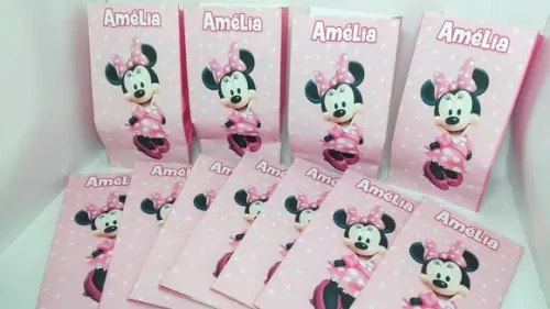 Saquinho para Pipoca - Minnie