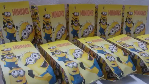 Saquinho para Pipoca - Minions