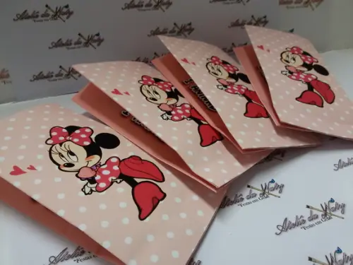 Saquinho para Pipoca - Minnie