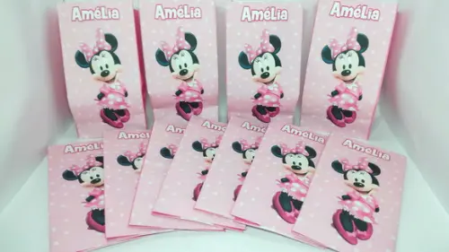 Saquinho para Pipoca - Minnie