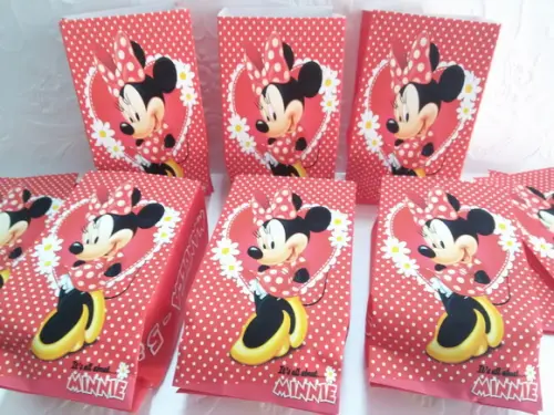 Saquinho para Pipoca - Minnie