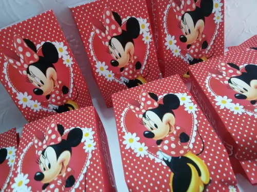 Saquinho para Pipoca - Minnie