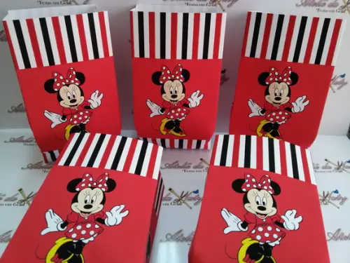 Saquinho para Pipoca - Minnie