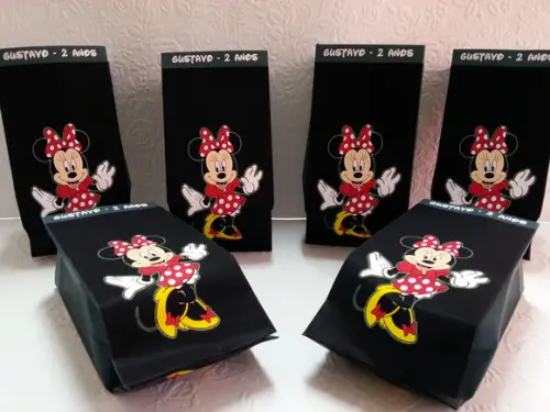 Saquinho para Pipoca - Minnie