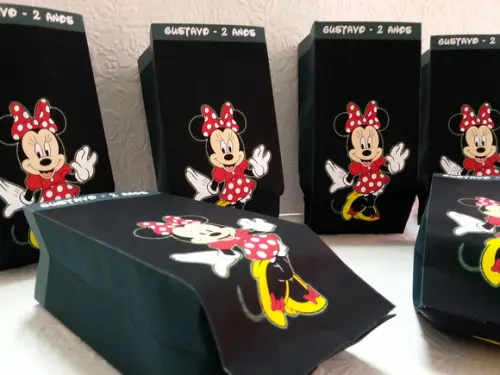 Saquinho para Pipoca - Minnie