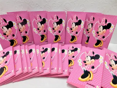 Saquinho para Pipoca - Minnie Mouse