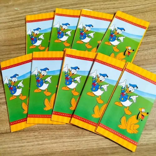 Saquinho para Pipoca - Pluto e Pato Donald