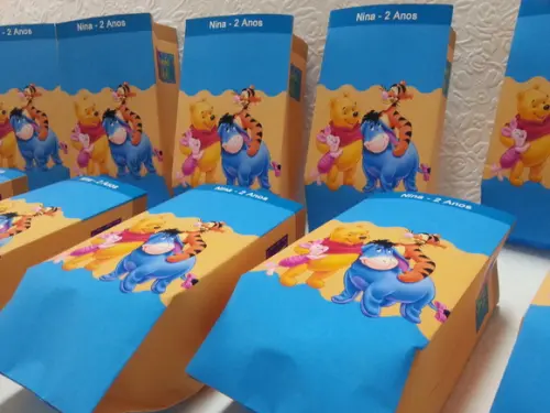 Saquinho para Pipoca - Pooh