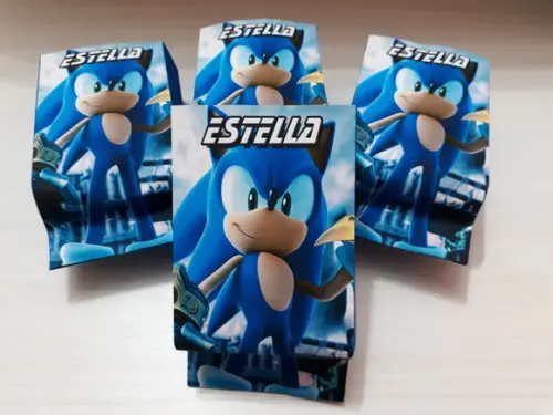 Saquinho para Pipoca - Sonic