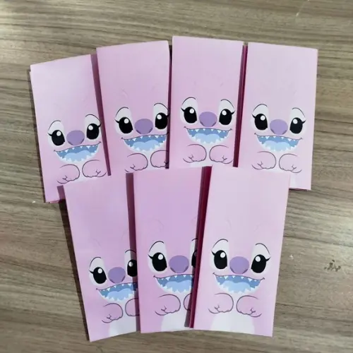 Saquinho para Pipoca - Stitch