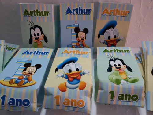 Saquinho para Pipoca - Turma Mickey Baby