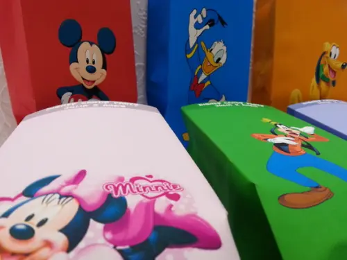 Saquinho para Pipoca - Turma do Mickey 22x10x7