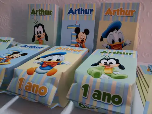 Saquinho para Pipoca - Turma Mickey Baby