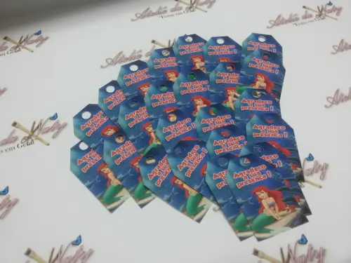 Tag's Personalizados - Pequena Sereia