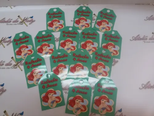 Tag's Personalizados - Pequena Sereia